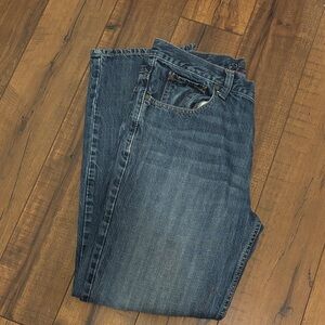 Old Navy Men's Straight Jeans in Dark Blue